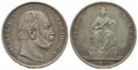 Prussia, Thaler 1874, AG 18.49 g. Superbe