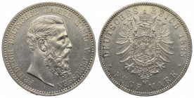 Prussia
Friedrich III 1888 5 Mark, 1888, AG 27.83 g. Ref : KM#512 Superbe