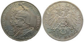 Prussia, Wilhelm II., 1888-1918 , 5 Mark 1901 A, Ref : J. 106 Superbe