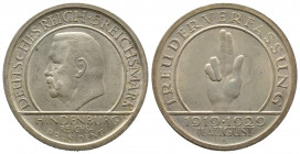 Weimar Republic. 5 Mark, 1929 A, AG 25.13 g. presque FDC