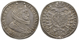 Ferdinand II., 1592-1618-1637 Reichstaler 1621, Klagenfurt, AG 28.69 g. Ref : Dav. 3116. TTB+