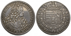 Josef I., 1705-1711 Reichstaler 1711, Hall, AG 28.21 g. TTB. Rare