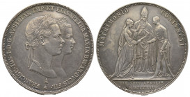 Franz Joseph I. (1848 - 1916). 2 Gulden, 1854 A. Wien, AG 25.94 g. TTB