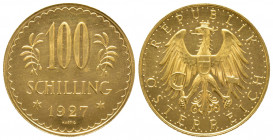 République 1918-
100 Schilling, 1927, AU 23.52 g. Ref : Fr. 520, KM#2842 Superbe