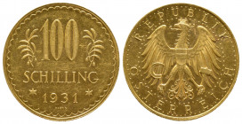 République 1918-
100 Schilling, 1931, AU 23.52 g.
Ref : Fr. 520, KM#2842 Superbe