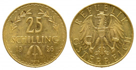 République 1918-
25 Schilling, 1926, AU 5.88 g.
Ref : Fr. 521, KM#2841 FDC