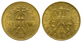 République 1918-
25 Schilling, 1926, AU 5.88 g.
Ref : Fr. 521, KM#2841 Superbe