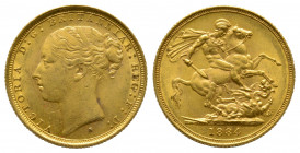 Victoria I 1837-1901
Sovereign, 1884 S, Sydney, AU 8 gr.
Ref: Fr. 15 presque Superbe