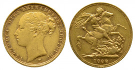 Victoria I 1837-1901
Sovereign, 1886 M, Melbourne, AU 8 gr.
Ref: Fr. 15 presque Superbe