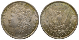 1 Dollar Morgan, New Orleans, 1884 O, AG 26.77 g.
Ref : KM#110
Conservation : FDC