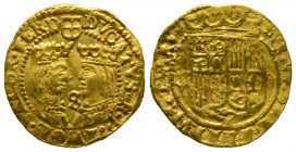 Netherlands, Albert and Isabelle, 1590-97, ND, Ducat en or, Zwolle, AU 3.41 g. TB