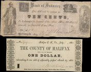 Lot of (4). Virginia & Vermont. 1830s-62 Mixed Denominations. Fine to PCGS Banknote Choice Unc 64.
Included in this lot are the following: Windsor, V...