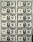 Lot of (18). Fr. 1651 & 1654. 1934A & 34D $5 Silver Certificates. Choice Uncirculated to Gem Uncirculated.
A grouping of 18 1934A & 1934D Silvers, wi...
