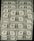 Lot of (43). Fr. 1902-B. 1963B $1 Federal Reserve Notes. New York. Choice Uncirculated.
A grouping of 43 Barr signature notes, with some consecutive ...