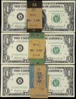 Lot of (99). Fr. 1904-A. 1969A $1 Federal Reserve Notes. Boston. Choice Uncirculated.
A grouping of 99 notes from the A-B block for the 1969A series....