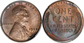 1925-D Lincoln Cent. MS-64 RB (PCGS).
PCGS# 2562. NGC ID: 22CG.