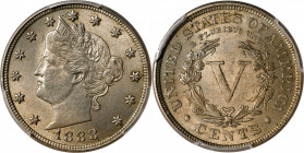 1888 Liberty Head Nickel. AU-58 (PCGS).
PCGS# 3849. NGC ID: 2774.