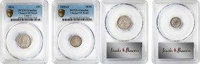 Lot of (2) 19th Century Silver Type Coins. Cleaned (PCGS).
Included are: 1859-O Liberty Seated half dime, VF Details; and 1834 Capped Bust dime, Larg...