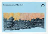 Australia 10 Dollars 1988 Commemorative
P# 49a, N# 204026; # AA09093884; Note in Folder; Folder Small Damaged; UNC
