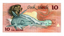 Cook Islands 10 Dollars 1987
P# 4, N# 202755; # BAG000409; UNC