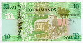 Cook Islands 10 Dollars 1992
P# 8, N# 203014; # AAA 184714; UNC