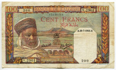 Algeria 100 Francs 1945
P# 88, N# 259079; #200; VF