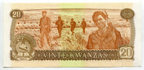 Angola 20 Kwanzas 1976
P# 109a, N# 207991; # BB 755196; XF