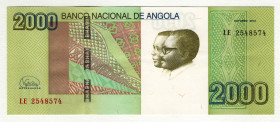 Angola 2000 Kwanzas 2012
P# 157b, N# 207564; # LE2548574; AUNC