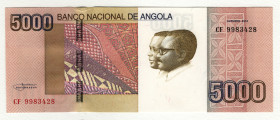 Angola 5000 Kwanzas 2012
P# 158, N# 207570; # CF9983428; UNC