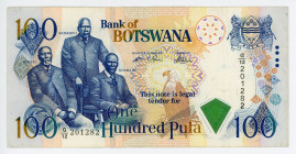 Botswana 100 Pula 2000
P# 23, N# 231308; #G/12 201282; VF