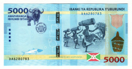 Burundi 5000 Francs 2015
P# 53, N# 205685; # DA6280783; UNC