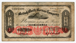 British North Borneo 1 Dollar 1936
P# 28, N# 259428; # G937398; F/VF