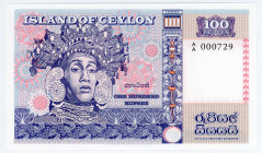 Ceylon 100 Rupees 2016 Specimen
# A/A 000729; Fantasy Banknote; Limited Edition; Made by Matej Gábriš; BUNC