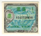 Japan 1 Yen 1945
P# 67a, N# 203393; # A14172883A; UNC