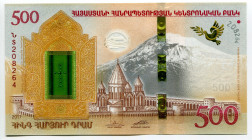 Armenia 500 Dram 2017 Commemorative issue
P# 60, N# 203084; # S208264; Noah's Ark, In Original Packing; UNC