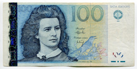 Estonia 100 Krooni 1999
P# 82a, N# 210046; # CW393769; VF