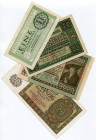 Germany - Third Reich Lot of 4 Banknotes 1920 - 1948
Various Dates & Denominations