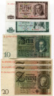 Germany - Third Reich Lot of 6 Banknotes 1929 - 1964
Various Dates & Denominations