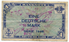 Germany - FRG 1 Deutsche Mark 1948
P# 2a, N# 204187
