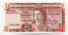 Gibraltar 1 Pound 1988
P# 20, N# 202086; # L601389; UNC