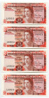 Gibraltar 4 x 1 Pound 1988 Close Numbers
P# 20e, N# 202086; UNC