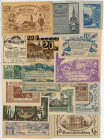 Austria Lot of 100 Notgelds 1920 th
Various States, Denominations, Dates & Motives, VF-UNC