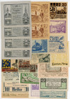 Austria Lot of 200 Notgelds 1920 th
Various States, Denominations, Dates & Motives, VF-UNC