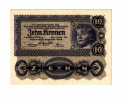 Austria 10 Kronen 1922
P# 75, # 1047 324359; UNC