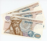 Belgium 3 x 1000 Francs 1961 - 1975 (ND)
P# 136a, N# 203599; UNC