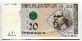 Bosnia & Herzegovina 20 Convertible Maraka 2008
P# 75a, N# 216696; # D06713860; UNC