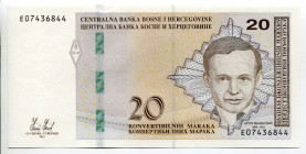 Bosnia & Herzegovina 20 Convertible Maraka 2012
P# 82a, N# 215639; # E07436844; UNC