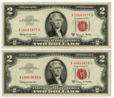 United States 2 x 2 Dollars 1963
P# 380, N# 201817; # A73636585A; F