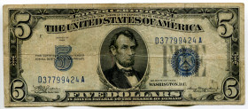 United States 5 Dollars 1934
P# 414, N# 202433; # U73021929A; F