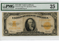 United States 10 Dollars 1922 PMG 25
P# 383, N# 201830; # A15905860A; F
